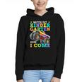 Back To School Kindergarten Here I Come For Boy Kid Truck Graphic Youth Hoodie