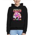 Back To School Unicorn Girls I'm Ready To Crush 1st Grade Graphic Youth Hoodie