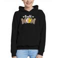 Ball Mom Leopard Baseball Softball Player Mom Graphic Youth Hoodie Ball Mom Leopard Baseball Softball Player Mom Graphic Youth Hoodie