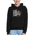 Baseball Catcher Waiting For You At Home Player Quote Graphic Youth Hoodie