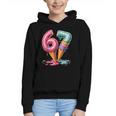 Baseball Drip Ice Cream 67 Graphic Youth Hoodie