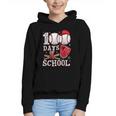 Baseball Happy 100 Days Of School Boy Girl Kid Teacher Graphic Youth Hoodie