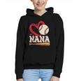 Baseball Nana Baseball Heart Family Matching Graphic Youth Hoodie Baseball Nana Baseball Heart Family Matching Graphic Youth Hoodie