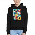 Baseball Strikeout Fastball Strikes Hitter Inning Curveball Graphic Youth Hoodie Baseball Strikeout Fastball Strikes Hitter Inning Curveball Graphic Youth Hoodie