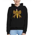 Bow Pencil Leopard First Day Of School Back To School Graphic Youth Hoodie Bow Pencil Leopard First Day Of School Back To School Graphic Youth Hoodie