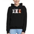 Bunny Football Baseball Sport Easter Day Graphic Youth Hoodie