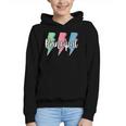 Checkered Principal Lightning Bolt Back To School Graphic Youth Hoodie Checkered Principal Lightning Bolt Back To School Graphic Youth Hoodie