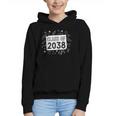 Class Of 2038 Grow Wiith Me School Back To School First Day Graphic Youth Hoodie