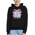Coquette Bow Happy First Day Of School Back To School Retro Graphic Youth Hoodie Coquette Bow Happy First Day Of School Back To School Retro Graphic Youth Hoodie