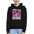 Cute Back To School 1st Grade Girls Kids First Day Of School Graphic Youth Hoodie Cute Back To School 1st Grade Girls Kids First Day Of School Graphic Youth Hoodie