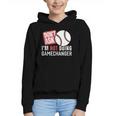 Don't Ask I'm Not Doing Gamechanger Sarcastic Baseball Quote Graphic Youth Hoodie