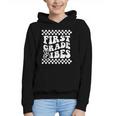 First Day Of First Grade Vibes Girls Back To School Boys Graphic Youth Hoodie