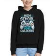 First Day Of High School Level Unlocked Back To School Gamer Graphic Youth Hoodie First Day Of High School Level Unlocked Back To School Gamer Graphic Youth Hoodie