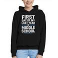 First Day Of My Last Year In Middle School Back To School Graphic Youth Hoodie First Day Of My Last Year In Middle School Back To School Graphic Youth Hoodie