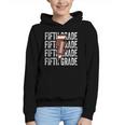 Football Fifth Grade First Day Of 5th Grade Back To School Graphic Youth Hoodie