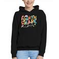 Fourth Grade Vibes 4th Grade Team Groovy Back To School Graphic Youth Hoodie