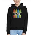 Hazel Crayon Back To School Kids Graphic Youth Hoodie Hazel Crayon Back To School Kids Graphic Youth Hoodie