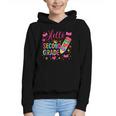 Hello Second Grade Colorful Pencil Tie Dye Back To School Graphic Youth Hoodie Hello Second Grade Colorful Pencil Tie Dye Back To School Graphic Youth Hoodie