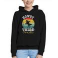 Howdy 3rd Grade Cowboy Western Back To School Third Grade Graphic Youth Hoodie