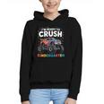 I'm Ready To Crush Kindergarten Monster Truck Back To School Graphic Youth Hoodie