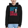 Kickflip Into 2nd Grade Skateboard Lover Back To School Graphic Youth Hoodie Kickflip Into 2nd Grade Skateboard Lover Back To School Graphic Youth Hoodie