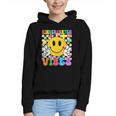 Kindergarten Vibes Smile Face Back To School Kinder Girl Kid Graphic Youth Hoodie Kindergarten Vibes Smile Face Back To School Kinder Girl Kid Graphic Youth Hoodie