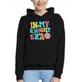 In My Knights Era Back To School Spirit Game Retro Groovy Graphic Youth Hoodie In My Knights Era Back To School Spirit Game Retro Groovy Graphic Youth Hoodie