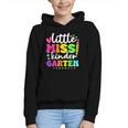 Little Miss Kindergarten Kids Girls Pencil Back To School Graphic Youth Hoodie Little Miss Kindergarten Kids Girls Pencil Back To School Graphic Youth Hoodie