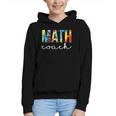 Math Coach For Work Tie Dye Back To School Appreciation Day Graphic Youth Hoodie