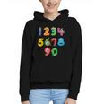 Monster Numbers Learning Cute Numbers 0-9 Back To School Graphic Youth Hoodie Monster Numbers Learning Cute Numbers 0-9 Back To School Graphic Youth Hoodie