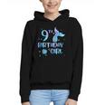 Ninth Birthday Girl Mermaid 9th Toddler's Back To School Graphic Youth Hoodie
