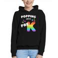 Popping Into Pre K Kid's Back To School Pop It Fidget Toy Graphic Youth Hoodie