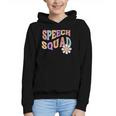 Retro Speech Squad Back To School Speech Therapist SLP Graphic Youth Hoodie Retro Speech Squad Back To School Speech Therapist SLP Graphic Youth Hoodie