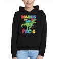 Roaring Into Pre-K Preschool Dinosaur Back To School Graphic Youth Hoodie Roaring Into Pre-K Preschool Dinosaur Back To School Graphic Youth Hoodie