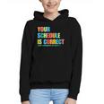 Your Schedule Is Correct Back To School Life Graphic Youth Hoodie
