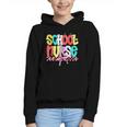 School Nurse Appreciation Day Coquette Bow Back To School Graphic Youth Hoodie School Nurse Appreciation Day Coquette Bow Back To School Graphic Youth Hoodie