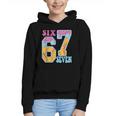 Six Seven Drip Baseball Player Number 67 Or 67th Birthday Graphic Youth Hoodie