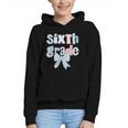 Sixth Grade Coquette Bow Pencil First Day Back To School Graphic Youth Hoodie Sixth Grade Coquette Bow Pencil First Day Back To School Graphic Youth Hoodie