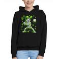 St Patricks Day Baseball Skeleton Irish Leprechaun Hat Boys Graphic Youth Hoodie