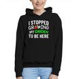 I Stopped Growing My Garden Back To School Gamer Tee Graphic Youth Hoodie
