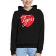Tigers Heart Back To School Spirit R Graphic Youth Hoodie