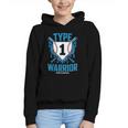Type 1 Warrior Diabetes Awareness Baseball Enthusiasts Graphic Youth Hoodie Type 1 Warrior Diabetes Awareness Baseball Enthusiasts Graphic Youth Hoodie