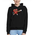 Valentine Baseball Heart Sport Valentines Day Men Boys Kids Graphic Youth Hoodie
