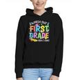 Watch Out First Grade Here I Come Back To School 1st Grade Graphic Youth Hoodie