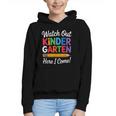 Watch Out Kindergarten Here I Come Back To School Kids Graphic Youth Hoodie Watch Out Kindergarten Here I Come Back To School Kids Graphic Youth Hoodie
