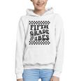 1st Day Of 5th Grade Vibes Retro Girls Back To School Boys Graphic Youth Hoodie