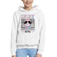 In My Assistant Principal Era Groovy Tie Dye Back To School Graphic Youth Hoodie