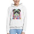 Back To School Bruh I'm In 2nd Grade Cute Girls Messy Bun Graphic Youth Hoodie Back To School Bruh I'm In 2nd Grade Cute Girls Messy Bun Graphic Youth Hoodie