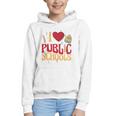 Back To School Education I Love Public Schools Graphic Youth Hoodie Back To School Education I Love Public Schools Graphic Youth Hoodie