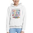 Crayon Crew Member Back To School Coloring Art Classes Graphic Youth Hoodie Crayon Crew Member Back To School Coloring Art Classes Graphic Youth Hoodie